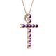 2 - Amen Amethyst Cross Pendant 