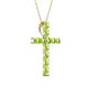 2 - Amen Peridot Cross Pendant 