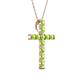 2 - Amen Peridot Cross Pendant 