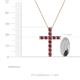 4 - Amen Ruby Cross Pendant 