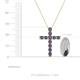 4 - Amen Iolite Cross Pendant 