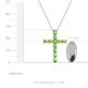 4 - Amen Peridot Cross Pendant 