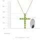 4 - Amen Peridot Cross Pendant 