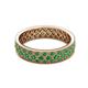 3 - Cailyn Emerald Eternity Band 