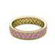 3 - Cailyn Amethyst Eternity Band 