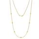 1 - Salina (7 Stn/2.3mm) Yellow Diamond on Cable Necklace 