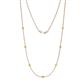 1 - Salina (7 Stn/2.3mm) Yellow Diamond on Cable Necklace 