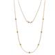 1 - Salina (7 Stn/2.6mm) Yellow Diamond on Cable Necklace 