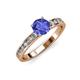 3 - Salana Classic Tanzanite and Diamond Engagement Ring 