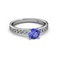 2 - Salana Classic Tanzanite and Diamond Engagement Ring 