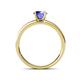 4 - Salana Classic Tanzanite and Diamond Engagement Ring 