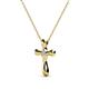 2 - Edena Petite Diamond Cross Pendant 