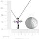 4 - Edena Petite Amethyst Cross Pendant 