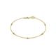 1 - Aizza (5 Stn/2mm) Yellow and White Diamond Station Bracelet 