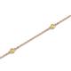 2 - Aizza (5 Stn/2mm) Yellow Sapphire Station Bracelet 