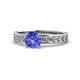1 - Salana Classic Tanzanite and Diamond Engagement Ring 