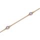 2 - Aizza (5 Stn/2.4mm) Tanzanite Station Bracelet 