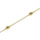 2 - Aizza (5 Stn/2.4mm) Citrine Station Bracelet 