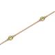 2 - Aizza (5 Stn/2.4mm) Peridot Station Bracelet 