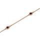 2 - Aizza (5 Stn/2.4mm) Red Garnet Station Bracelet 