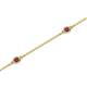 2 - Aizza (5 Stn/2.4mm) Rhodolite Garnet Station Bracelet 