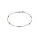 1 - Aizza (5 Stn/2.4mm) Yellow Diamond Station Bracelet 