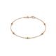 1 - Aizza (5 Stn/2.4mm) Yellow Diamond Station Bracelet 