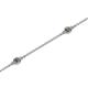 2 - Aizza (5 Stn/2.4mm) Smoky Quartz Station Bracelet 