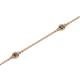 2 - Aizza (5 Stn/2.4mm) Smoky Quartz Station Bracelet 