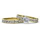 1 - Salana Classic Diamond Bridal Set Ring 