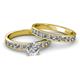 2 - Salana Classic Diamond Bridal Set Ring 
