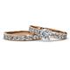1 - Salana Classic Diamond Bridal Set Ring 