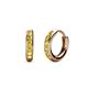 1 - Cianna Petite Yellow Sapphire Hoop Earrings 