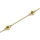 2 - Aizza (5 Stn/3mm) Citrine Station Bracelet 