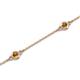 2 - Aizza (5 Stn/3mm) Citrine Station Bracelet 