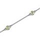2 - Aizza (5 Stn/3mm) Peridot Station Bracelet 