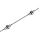 2 - Aizza (5 Stn/3mm) Smoky Quartz Station Bracelet 