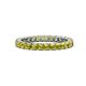 1 - Joyce 2.70 mm Round Yellow Diamond Eternity Band 