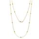 1 - Lien (13 Stn/2.3mm) Yellow Diamond on Cable Necklace 