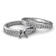 2 - Enya Classic Semi Mount Bridal Set Ring 
