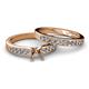 2 - Enya Classic Semi Mount Bridal Set Ring 