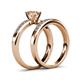 4 - Enya Classic Semi Mount Bridal Set Ring 