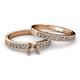 2 - Ronia Classic Semi Mount Bridal Set Ring 