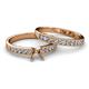2 - Ronia Classic Semi Mount Bridal Set Ring 