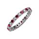 3 - Joyce 2.70 mm Ruby and Diamond Eternity Band 