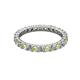 3 - Joyce 2.70 mm Peridot and Diamond Eternity Band 