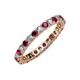 3 - Joyce 2.70 mm Ruby and Diamond Eternity Band 