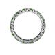 4 - Joyce 2.70 mm Green Garnet and Diamond Eternity Band 