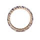 4 - Joyce 2.70 mm Iolite and Diamond Eternity Band 