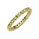 3 - Joyce 2.70 mm Yellow and White Diamond Eternity Band 